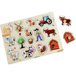 2Kids Toys Дървен пъзел Ферма 14 части (2D98241)