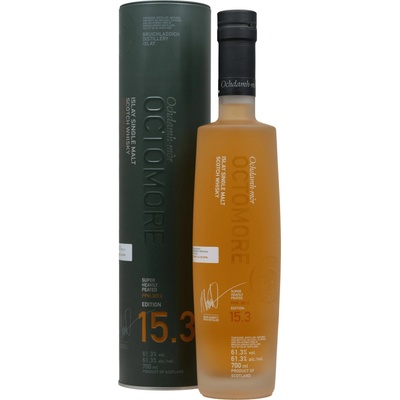 Bruichladdich Octomore 15.3 307.2ppm 61,3% 0,7 l (tuba)