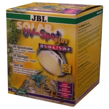 Jbl UV-Spot plus 160 W - Спот лампа за терариум 3 в 1 - светлина, UV-B, топлина, 160 W