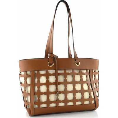 Bulaggi shopper kabelka prořezávaná hnědá/béžová BU31-26398