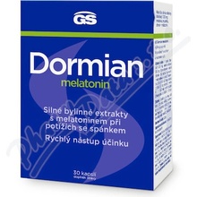 GS Dormian GS Dormian melatonin 30 kapslí