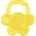 Babyono Бебешка гризалка Babyоno - Цвете, жълта (8270101-жълт)