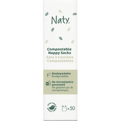 Naty Nature Babycare 4x Eco by naty Sáčky na použité pleny 50 ks