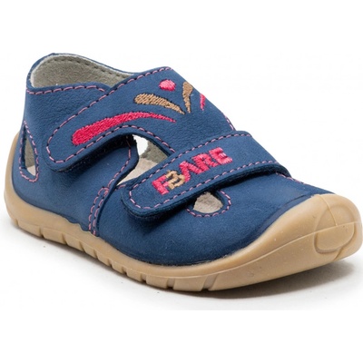 Fare Bare Barefoot sandálky modrorůžové