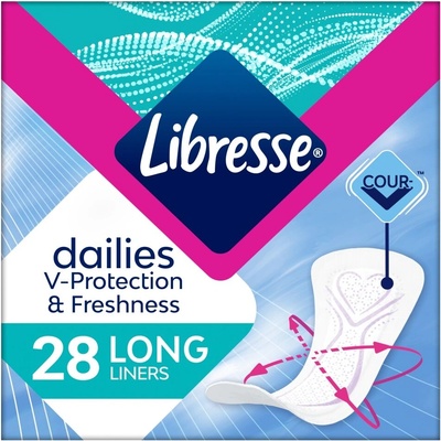 Libresse Dailies Fresh Long подложки за чистота 28бр (5815)