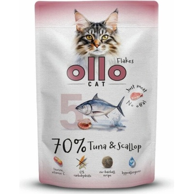 OLLO Cat No. 5 Tuna and scallop 85 g
