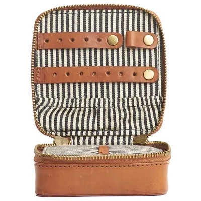 Jewelry Box šperkovnica Cognac Stromboli Leather