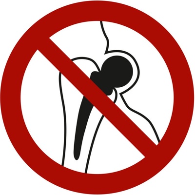 Zákazové značky Zákaz osobám s kovovými implantáty, ISO 7010, fólie, 100 mm, BJ = 10 ks