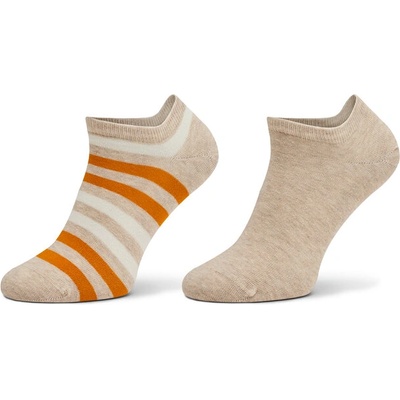 Tommy Hilfiger Комплект 2 чифта къси чорапи мъжки Tommy Hilfiger 382000001 Beige Combo 030 (382000001)