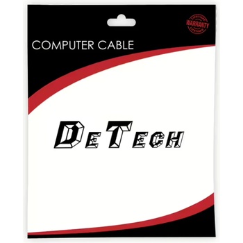 DeTech DC Удължител DeTech, 5.5x2.1 M/F, 1.0m, Черен - 18370