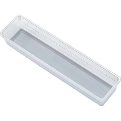 Organizér Curver® SISTEMO 4, priesvitný/sivý, 7,5x30x5 cm, do zásuvky
