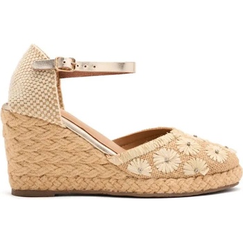 GIOSEPPO Bennett Wedge Espadrilles - Beige (Natural)