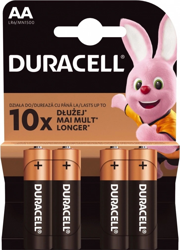 Duracell Basic AA 4ks 10PP100001