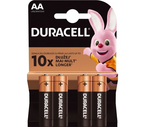 Duracell Basic AA 4ks 10PP100001