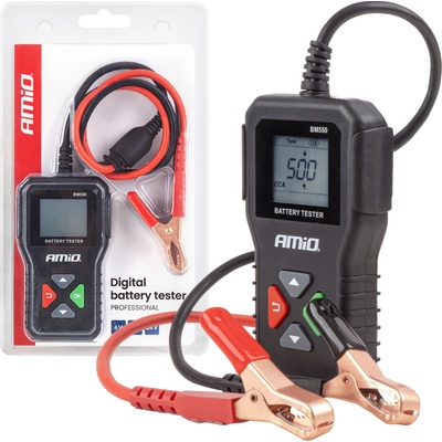 AMIO 04920 profesionálny digitálny tester akumátorov 2-200 Ah, 6V, 12V, 24V