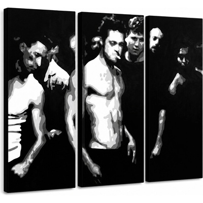 Ručne maľovaný POP Art obraz Faces - 90x60 cm