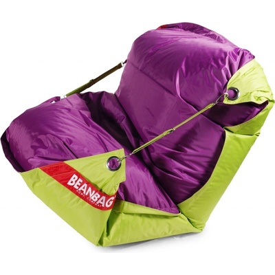 BeanBag Sedací pytel 189x140 duo limet purple