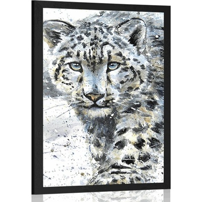 Plakát kreslený leopard - 20x30 no frame