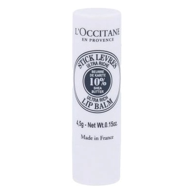 L'Occitane Shea Butter Ultra Rich Lip Balm Stick хидратиращ балсам за устни 4.5 гр