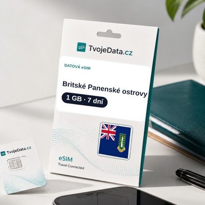eSIM Britské Panenské ostrovy 1 GB / 7 dní