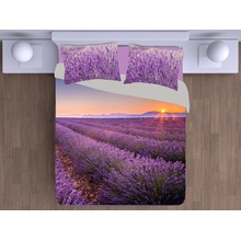 Gipetex Natural Dream 3D italské povlečení bavlna Lavanda 140x220 70x90