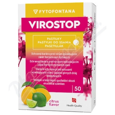 VIROSTOP Pastilky citrus 50 kusov