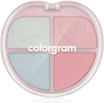 Colorgram Tintin Dory Eyeshadow Palette палитра със сенки за очи и озарители цвят 05 Fairy Dory 4 гр