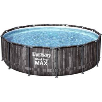 Bestway Сглобяем басейн Steel Pro Max 427x107см имитация на (56140)