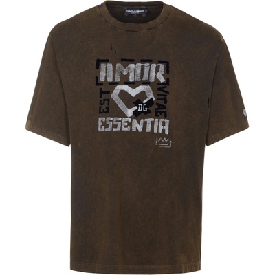 Dolce & Gabbana Amor Brown tričko