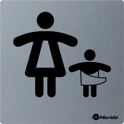 Merida Piktogram Merida Stella - WC matky s dětmi, matný nerez