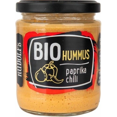 Rudolfs Hummus pomazánka cizrnová s paprikou a chilli BIO 180 g