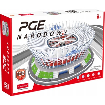 CubicFun 3D puzzle Národní stadion ve Varšavě 105 ks