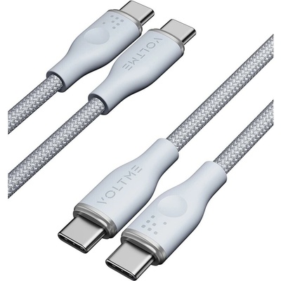 Voltme C2052 Powerlink Rugg Series USB-C/USB-C, CTC 3A/60W, 1m, šedý