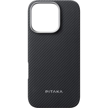 PITAKA Калъф Pitaka - MagEZ Case 5, iPhone 16 Pro Max, Black/Grey Twill (8594184315064)