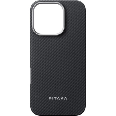 PITAKA Калъф Pitaka - MagEZ Case 5, iPhone 16 Pro Max, Black/Grey Twill (8594184315064)