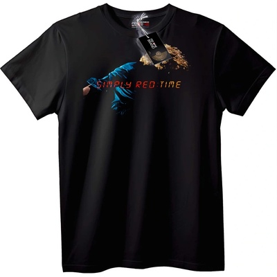 NOONEBRAND Тениска Simply Red Време - XS, White