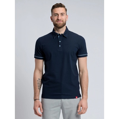CityZen ANTONY pánská polokošile NAVY/candy pink
