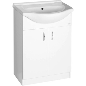 SAPHO Simplex Eco - Шкаф за мивка с мивка 63x84x31 см, бял мат SIME650 (SIME650)