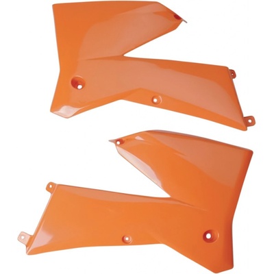 UFO kryty chladiče KTM SX 05-06, EXC 05-07 barva oranžová