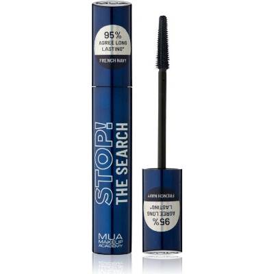 MUA Makeup Academy Stop The Search dlouhotrvající řasenka French Navy 12 ml