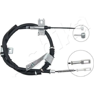 Ťažné lanko, parkovacia brzda ASHIKA 131-0S-S03R (1310SS03R)