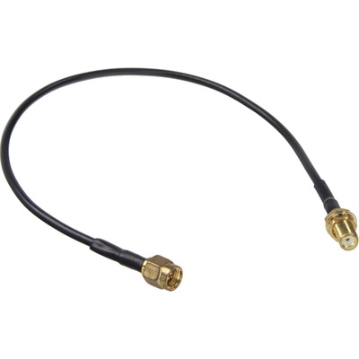 Anténny adaptér SMA samec/SMA samica; RG174, 25 cm