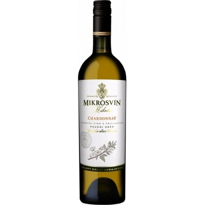 Mikrosvín Mikulov Chardonnay Pozdní sběr 2024 13,5% 0,75 l (holá láhev)