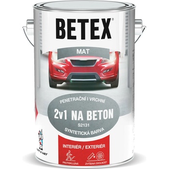 Betex 2v1 na beton S2131 5 kg šedá