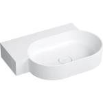 Omnires Ovo M+ 64x44 cm left matt white (OVO645UWLBM)
