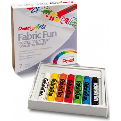 Pentel Artist Voskovky na textil sada 7 ks