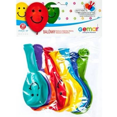GEMAR Balónik nafukovací 26 cm farebný mix