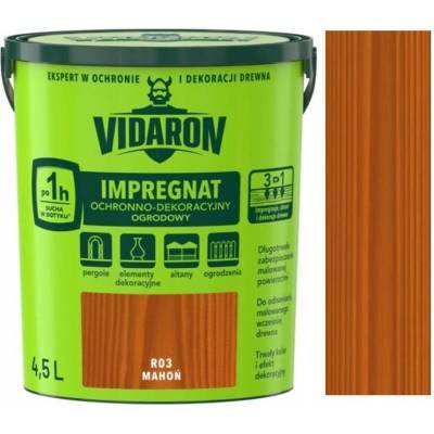 VIDARON Impregnát na dřevo zahradní 4,5L MAHAGON R03