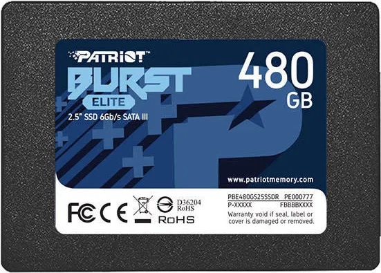 Patriot 2.5 Burst Elite 480GB SATA3 (PBE480GS25SSDR)