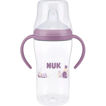 Nuk Шише NUK Perfect Match - С накрайник за сок, TC, РР, 260 ml, хипо, лилаво (10216312)